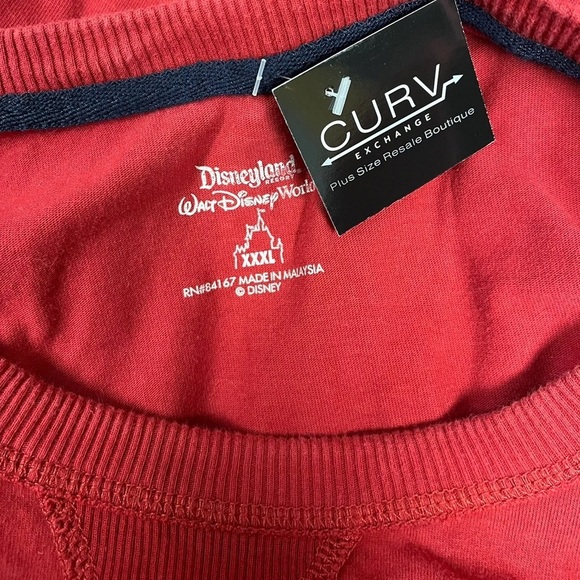 Disneyland Red "Walt Disney World" Crewneck - Size XXXL - Picture 3 of 3